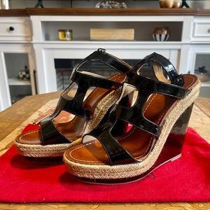 Iconic Christian Louboutin Espadrille Wedge for sale!